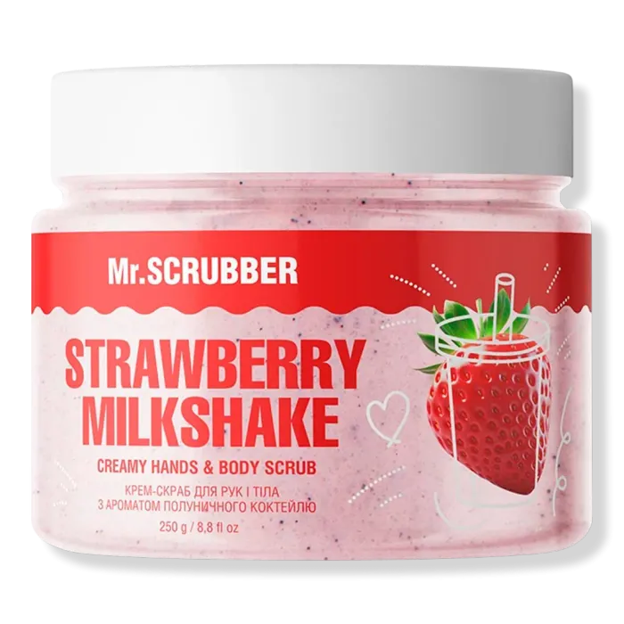 Creamy Hands & Body Scrub Strawberry Milkshake