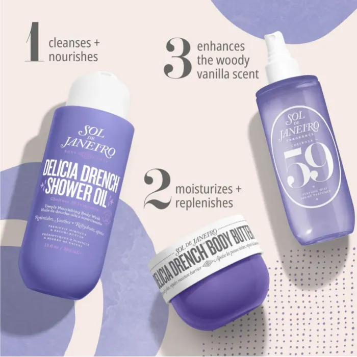 Delícia Drench Shower Oil