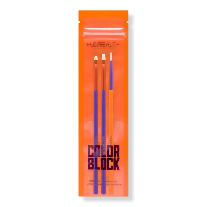 Color Block Precision Liner Brush Set