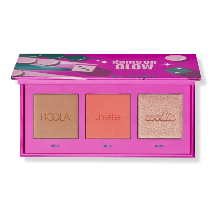 Game On Glow Blush & Highlighter Trio Palette