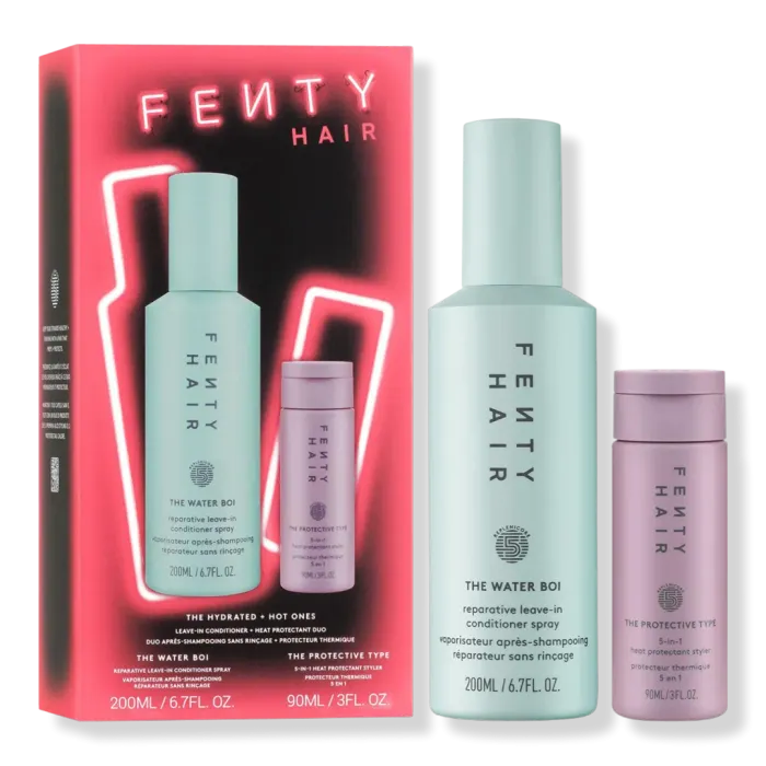 The Hydrated + Hot Ones Leave-in Conditioner + Heat Protectant Duo