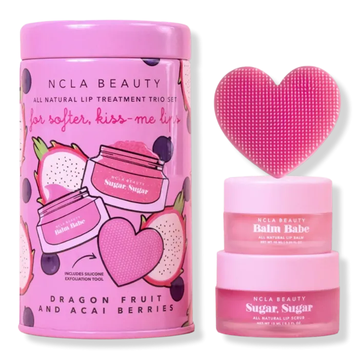 Dragonfruit Acai Berries Lip Care Set + Lip Scrubber
