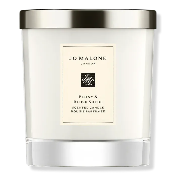 Peony & Blush Suede Scented Candle