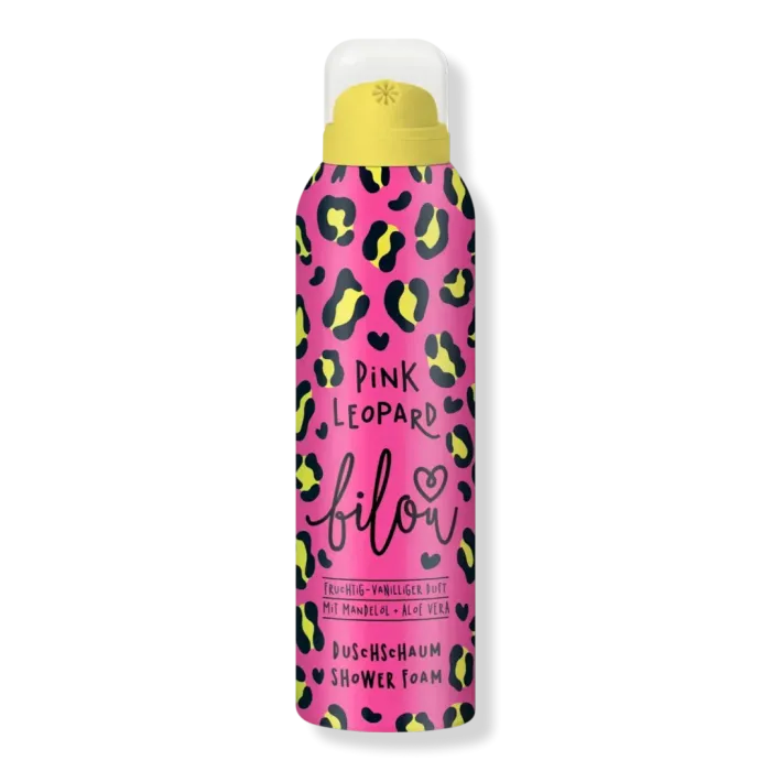Pink Leopard Shower Foam
