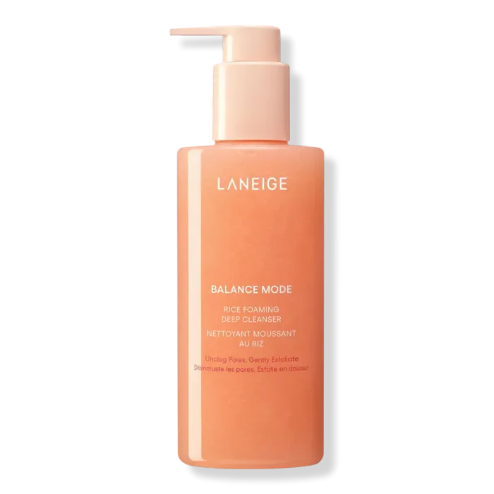 Balance Mode Rice Foaming Deep Cleanser
